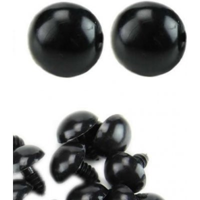 Očička bezpečnostní 2 cm černá - 2 ks – Zboží Mobilmania