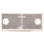 Odrazka bílá 96x42 mm s otvory – Zboží Živě