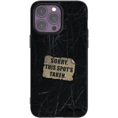 Picasee silikonový černý obal pro Apple iPhone 14 Pro Max - SORRY – Zboží Mobilmania