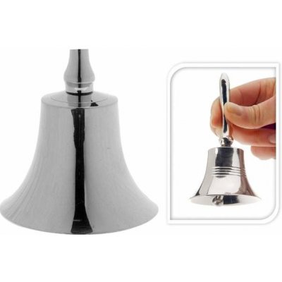 Zvonek niklový 11cm stříbrný D – Hledejceny.cz