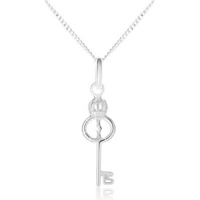 Šperky eshop ze stříbra přívěsek ve tvaru klíče nastavitelný SP53.26 – Zbozi.Blesk.cz