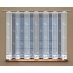 Dekorační žakárová záclona s řasící páskou HELLEN 120 bílá 300x120 cm MyBestHome – Hledejceny.cz
