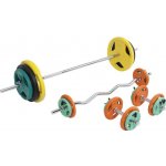 Gorilla Sports Sada činek s litinovými kotouči, 108 kg – Zboží Dáma