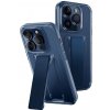 Pouzdro a kryt na mobilní telefon UNIQ Heldro Mount+ iPhone 15 Pro se stojánkem, Ultramarine Deep modré