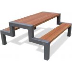 HTI Zahradní set Alba KA-P1018 150 cm černá komaxit (RAL 9005) – Zboží Dáma