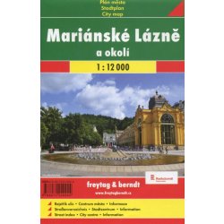 Plán města Mariánské lázně 1:12 000