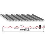 Satjam trapezový plech SAT 18 NP 0,6 mm alumat RAL 9005 – Sleviste.cz