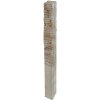 Příslušenství k plotu DITON Plotový systém QUICK WALL STONE Velikost: 15 × 15 × 250, Varianta: Quick wall stone - sloupek průběžný 160 béžový mix, Povrch: natur, reliéfní