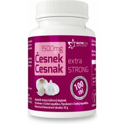 Nutricius Česnek extra strong 1500 mg 100 tablet