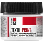 Tiskařská barva Marabu Textil Print 100 ml bílá – Zboží Dáma