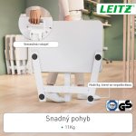 Leitz Ergo výškově nastavitelný skládací ergonomický stůl 65880001 – Hledejceny.cz