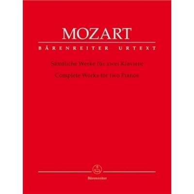 Complete Works for two Pianos skladby pro klavír čtyři ruce Wolfgang Amadeus Mozart – Zboží Mobilmania