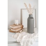 Fiedler Design VÁZA BANDANA - Jednobarevná, šedá, velikost L – Hledejceny.cz