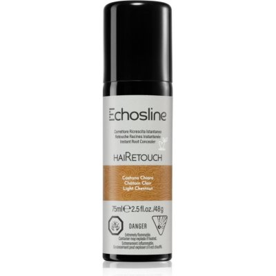 Echosline Hair Retouch Barevný korektor na odrosty Light Chestnut 75 ml
