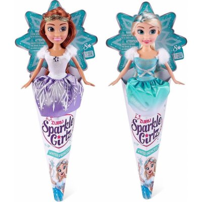 Alltoys Princezna zimní Sparkle Girlz v kornoutku – Zboží Mobilmania