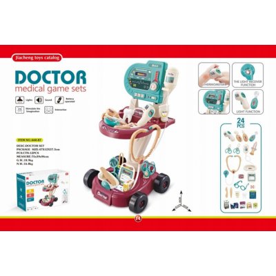 RKToys Vozík malého doktora EKG – Zboží Dáma
