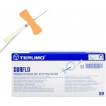 TERUMO Surflo infuzní set s křidélky 25G 0,5 x 19 mm oranžový – Zboží Dáma