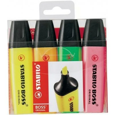 Stabilo Boss 70/4 4 ks – Hledejceny.cz