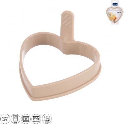 Orion forma na volská oka/lívance srdce 9,5x9x2cm – Sleviste.cz