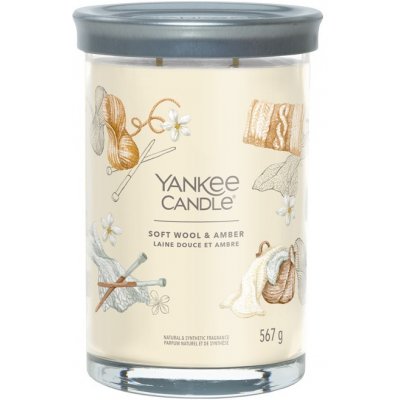 Yankee Candle Signature tumbler Soft Wool & Amber 567 g – Zboží Dáma