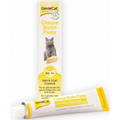 PetCenter Gimcat Pasta s biotinem sýrová 100 g – Hledejceny.cz