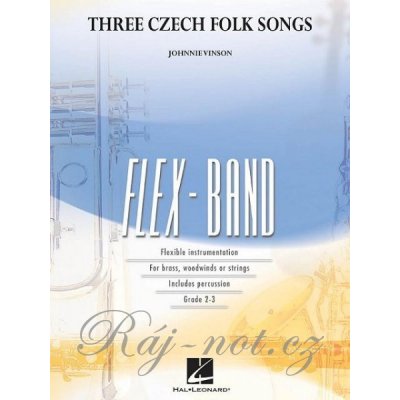FLEX-BAND THREE CZECH FOLK SONGS Tři české lidové písně partitura + party – Zboží Mobilmania