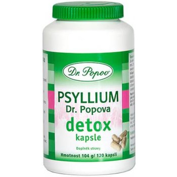 Dr. Popov Vláknina Psyllium 120 kapslí