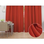 Biante Dekorační závěs Rongo RG-088 Cihlově červený 140x230 cm – Hledejceny.cz
