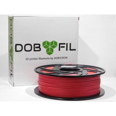 Dobycron DOBYFIL filament, PLA+, 1,75 mm, 1 kg, červená (A12022) – Zboží Živě