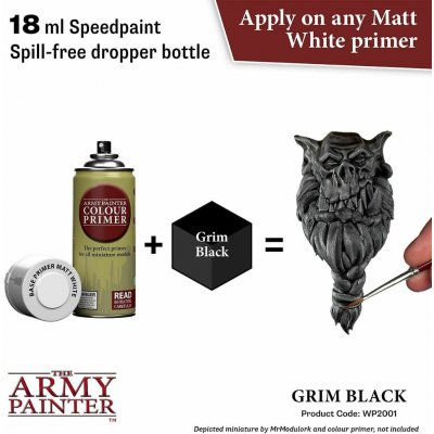 Army Painter: Speedpaint Grim Black 18ml – Zboží Živě
