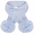 Dětská šála s bambulemi modrá – Zboží Dáma