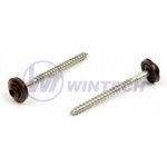 Klemp.šroub + EPDM, RAL 8017 4,5 x 45 A2 / balení 200 ks – Hledejceny.cz