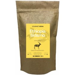 Gourmet Káva Etiopie Sidamo, zrnková, středně pražená 250 g