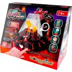 Aqua Dragons Volcano Rudí Vodní dráčci v sopečném akváriu s LED osvětlením – Zbozi.Blesk.cz