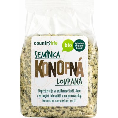 BIO konopná semínka loupaná, 250 g – Zbozi.Blesk.cz