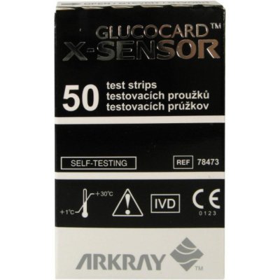 Glucocard X-Meter Sensors 50 ks – Zbozi.Blesk.cz