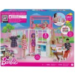 Barbie dům s panenkou a štěnětem herní set HCD48 – Zboží Mobilmania