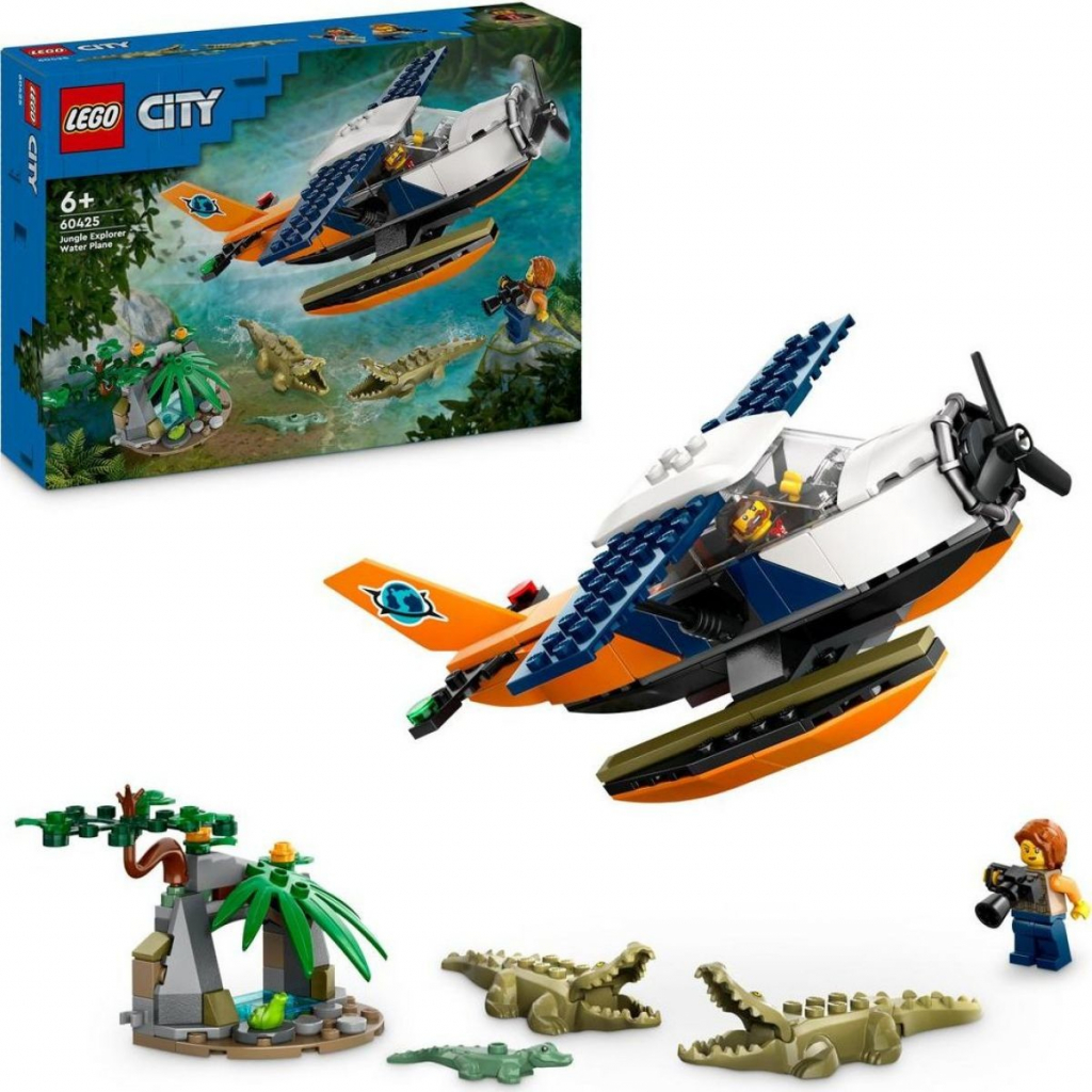 LEGO® City 60425 Hydroplán na průzkum džungle