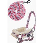 Ohlávka Hobby Horsing HKM květiny s vodítkem – Hledejceny.cz
