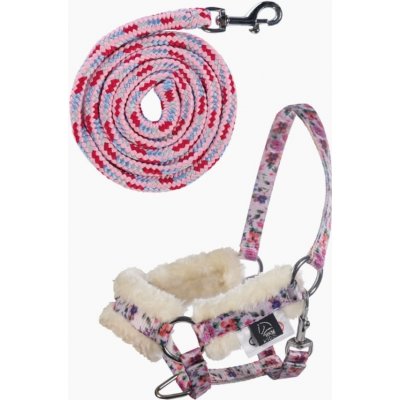 Ohlávka Hobby Horsing HKM květiny s vodítkem – Hledejceny.cz
