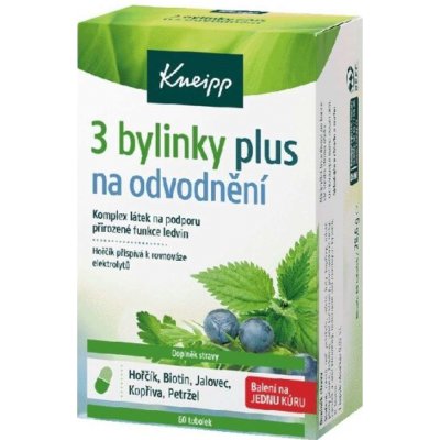Kneipp 3 bylinky na odvodnění 60 tablet