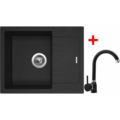 Sinks G1330 Set LINEA 600 Granblack + POLO Granblack – Zboží Dáma