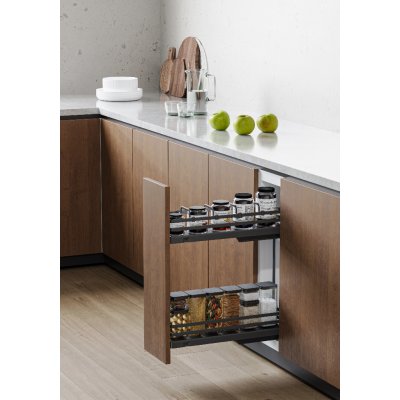 Cemux Style 20-3D plné dno tlumení antracit pravý – Zboží Dáma