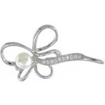 Stříbrná brož s perlou L486010 – Hledejceny.cz