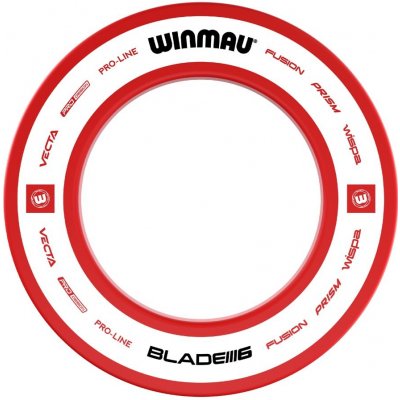 Winmau Surround - kruh kolem terče - Pro-Line 2.0 - Red – Zboží Dáma