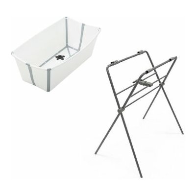 Stokke Flexi Bath Vanička a Stojan na vaničku White – Zboží Mobilmania