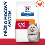 Hill's Prescription Diet C/D Stress Péče o močový systém granule pro kočky 8 kg – Zboží Dáma