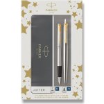 Parker Jotter Stainless Steel GT sada plnicí pero a kuličková tužka 1501/1563257 – Zboží Dáma