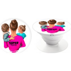 PopSocket iSaprio Super Mama - Boy and Girl