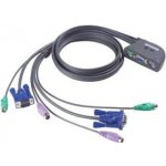 Aten CS-62U DataSwitch elektronický 2:1 (kláv.,VGA,myš,audio) USB – Zboží Mobilmania